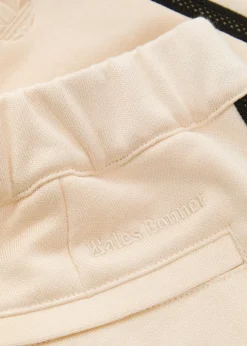 Straight-leg cotton-blend track pants