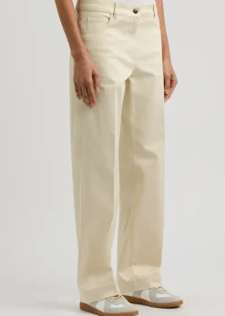 Straight-leg jeans
