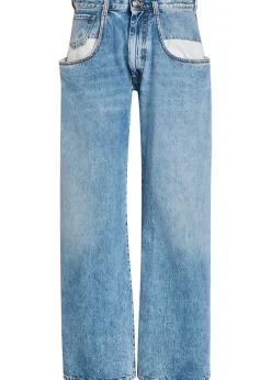 Straight-leg jeans