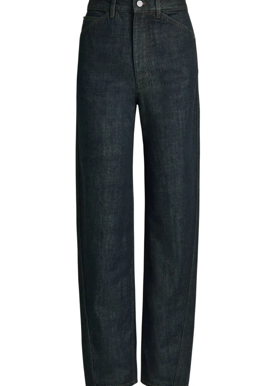 Straight-leg jeans