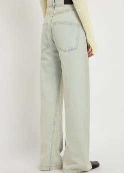 Straight-leg jeans