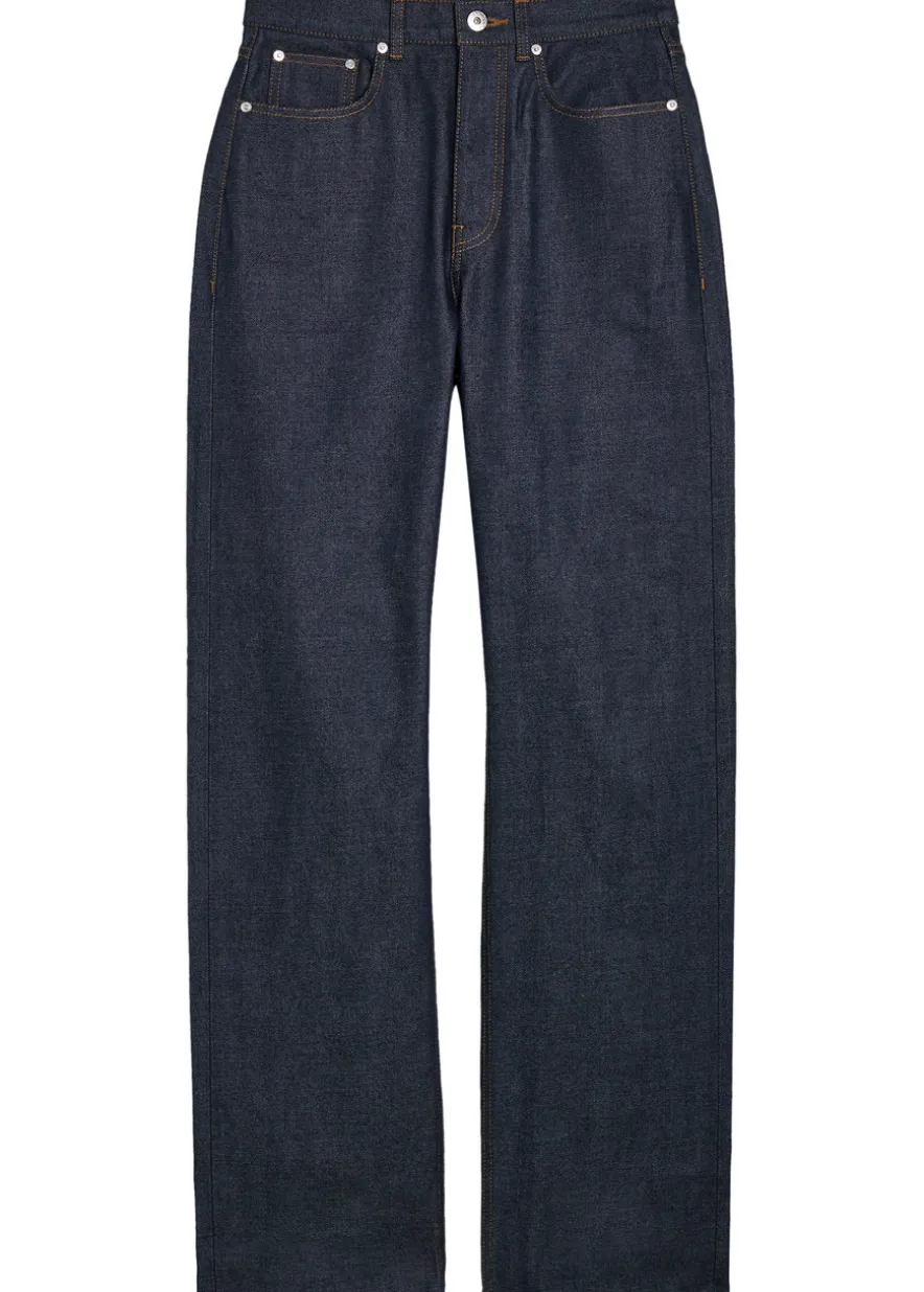 Straight-leg jeans