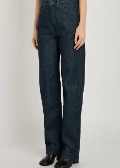 Straight-leg jeans