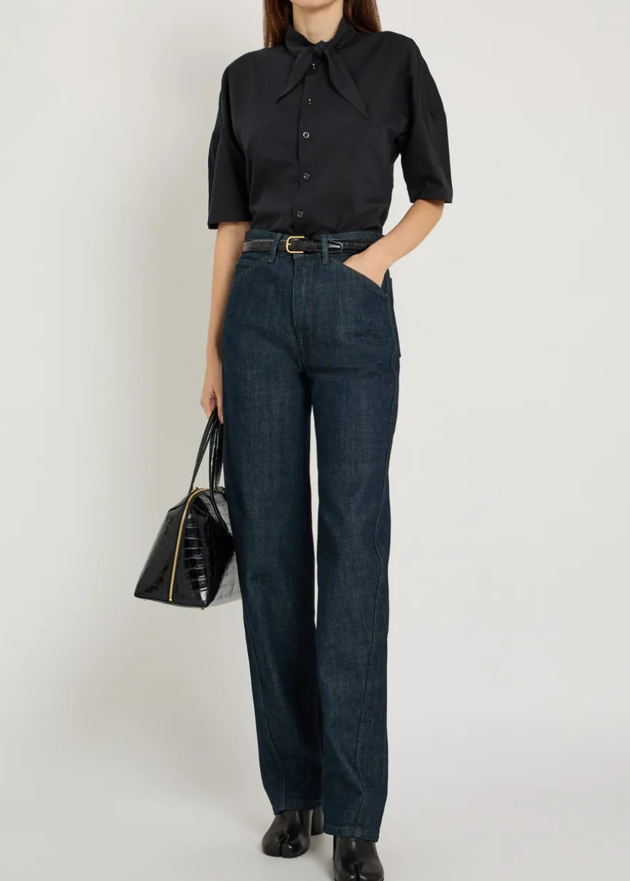 Straight-leg jeans