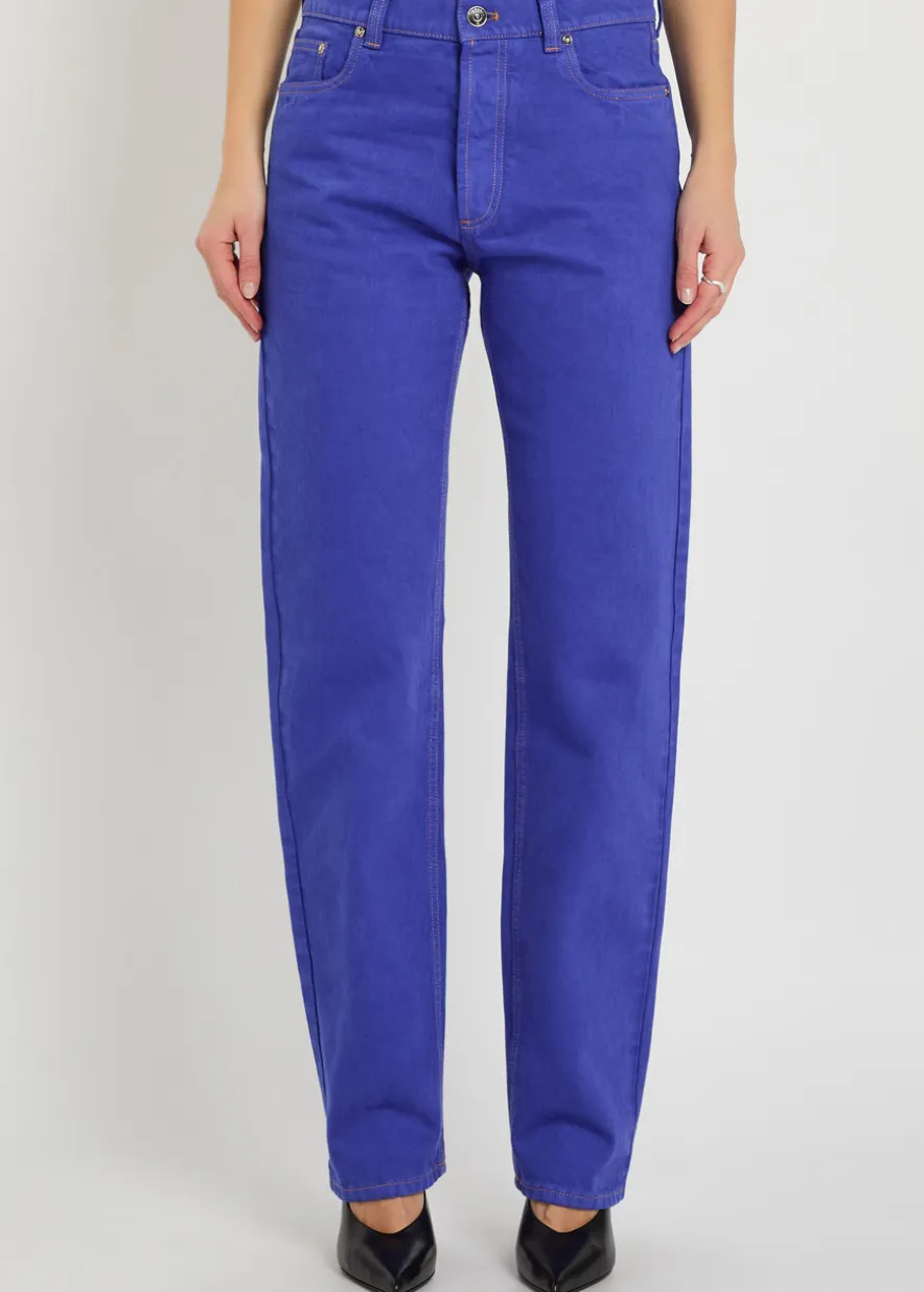 Straight-leg jeans