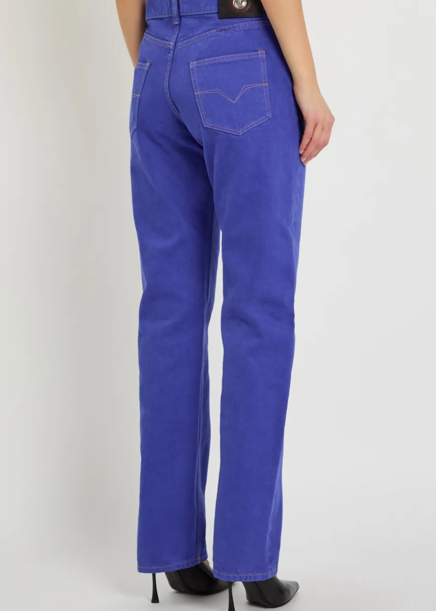 Straight-leg jeans
