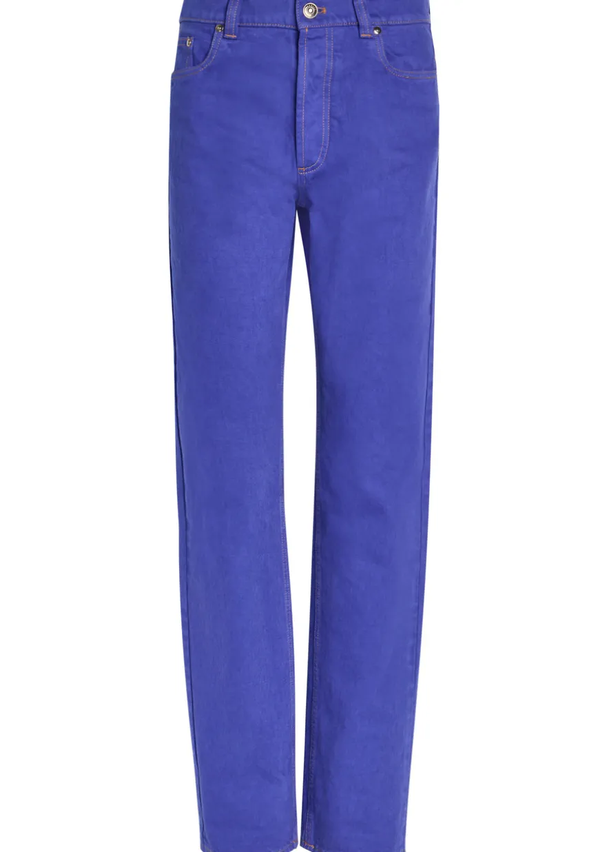 Straight-leg jeans