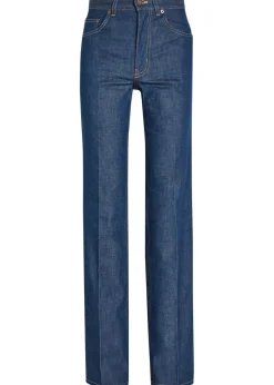 Straight-leg jeans