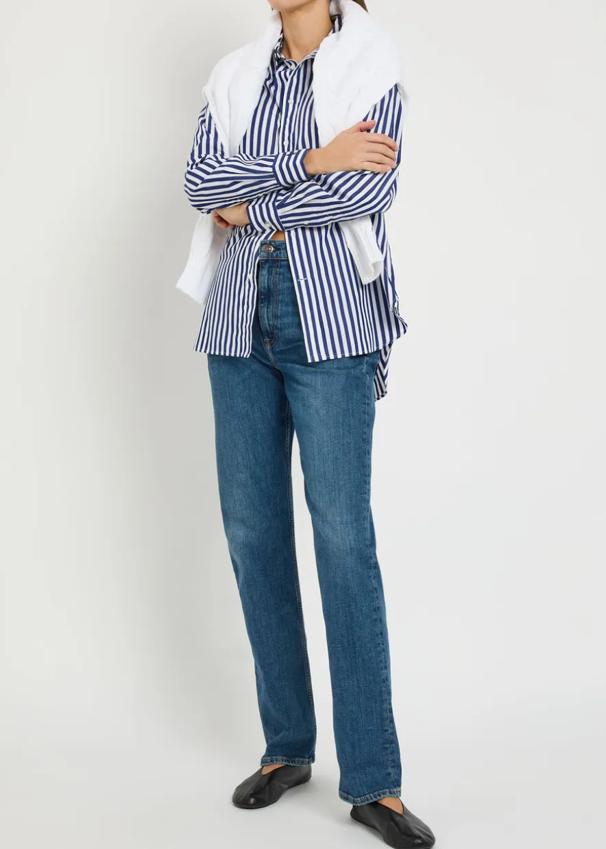 Straight-leg jeans