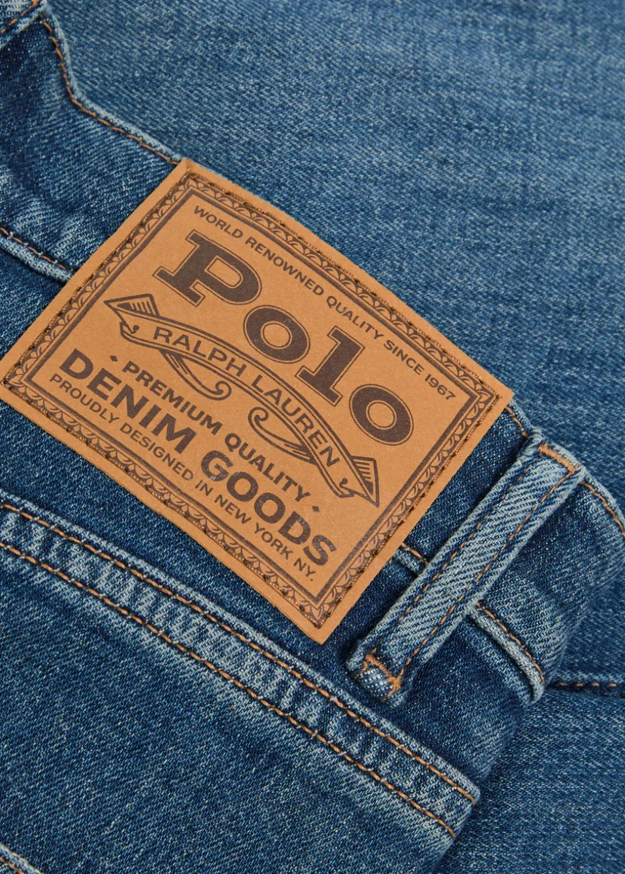 Straight-leg jeans