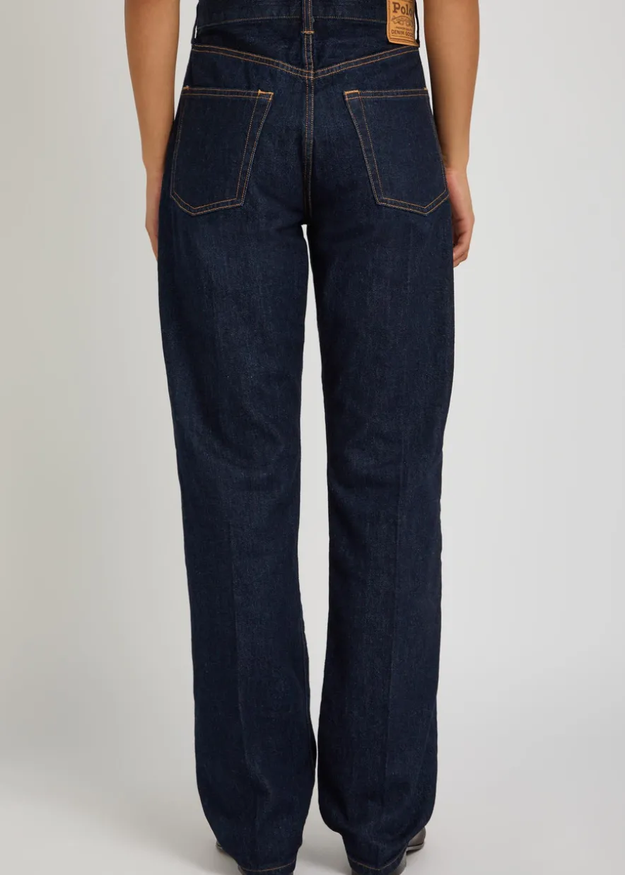 Straight-leg jeans