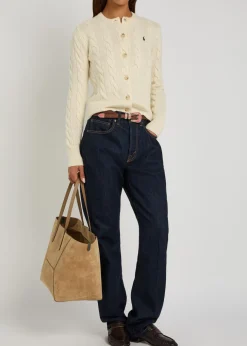 Straight-leg jeans
