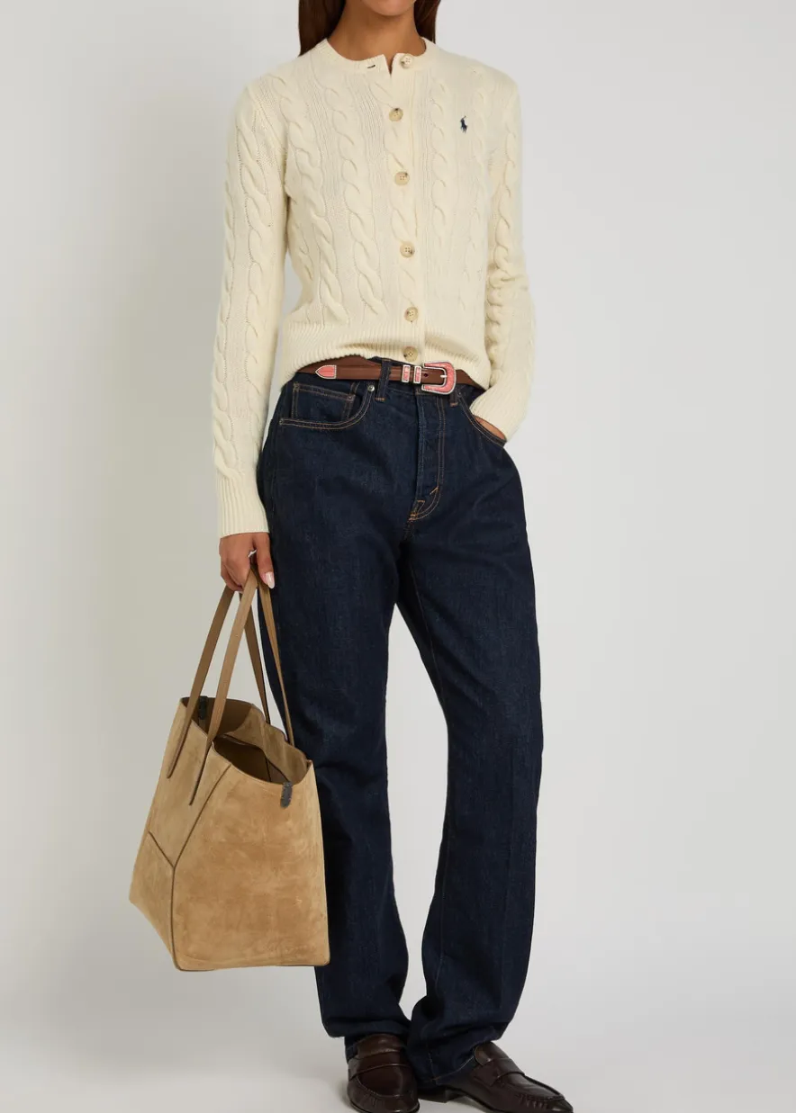Straight-leg jeans