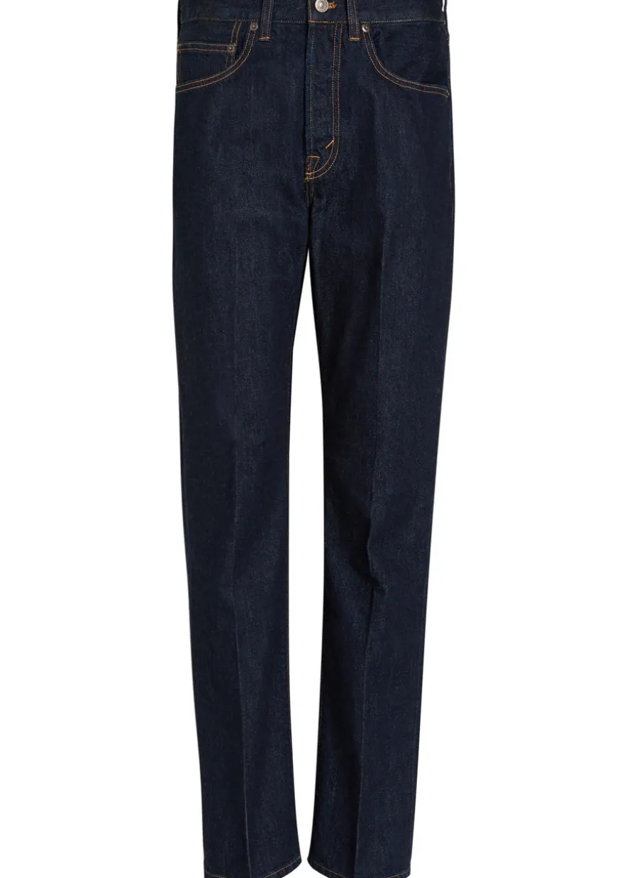 Straight-leg jeans