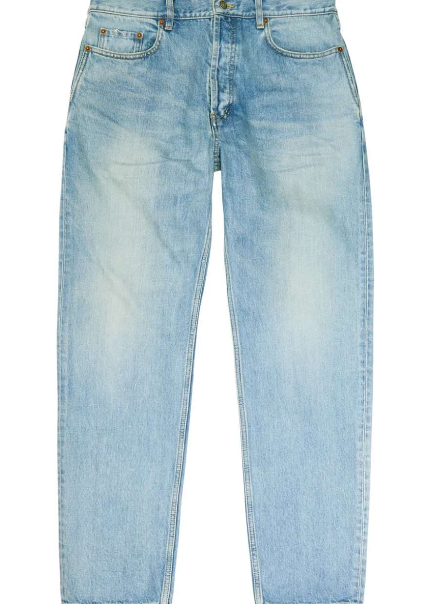 Straight-leg jeans