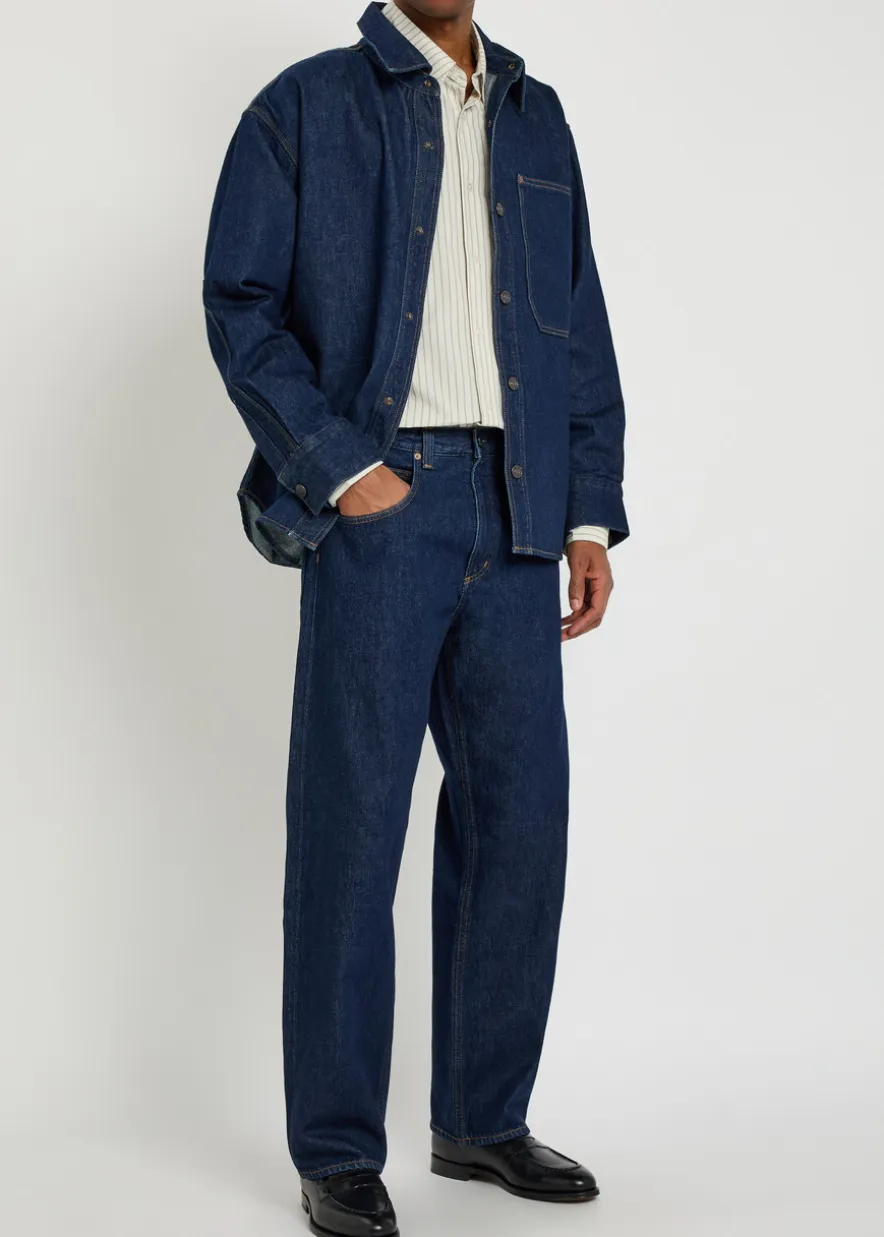 Straight-leg jeans