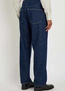 Straight-leg jeans