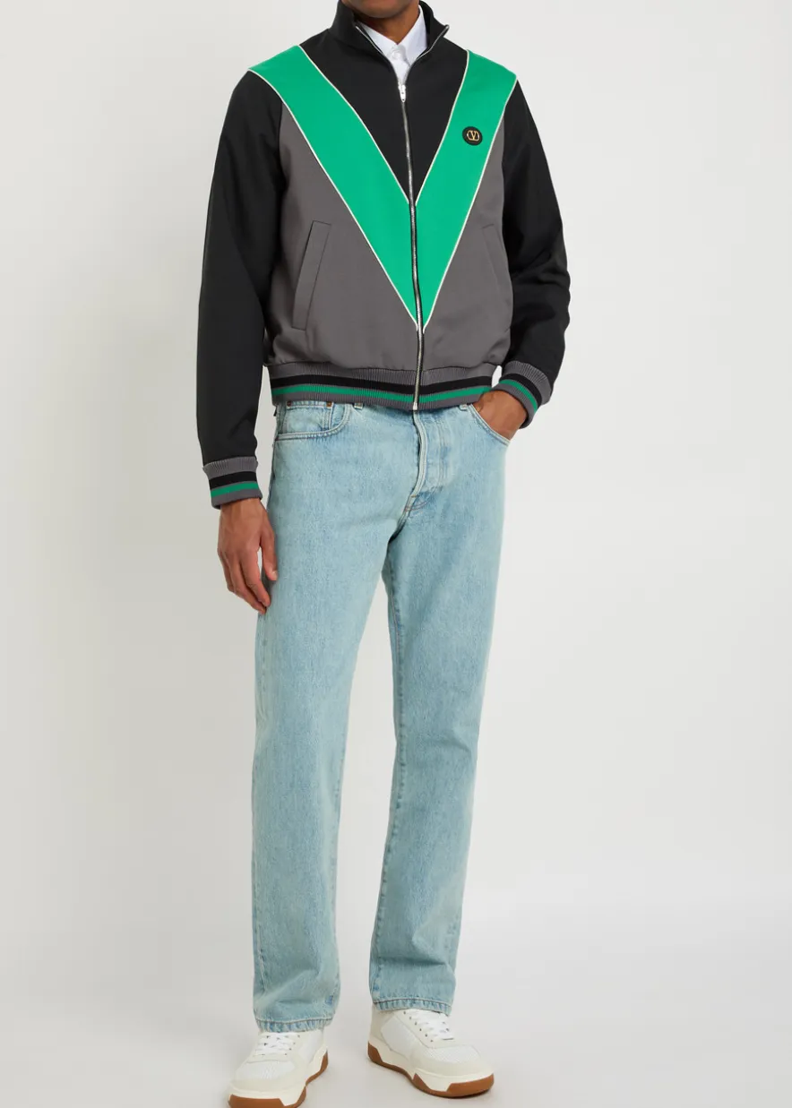 Straight-leg jeans
