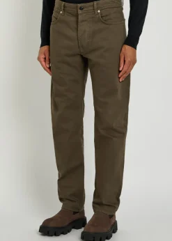 Straight-leg jeans