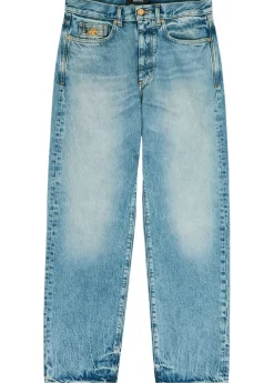 Straight-leg jeans