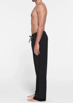 Straight-leg jersey trousers