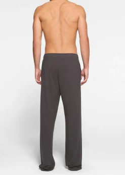 Straight-leg jersey trousers