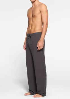 Straight-leg jersey trousers