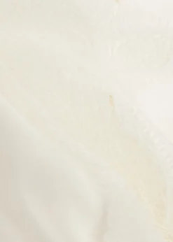 Stratus high-neck lace satin maxi dress
