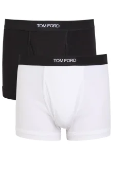 Stretch-cotton boxer briefs - set of two