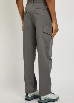 Stretch-cotton cargo trousers
