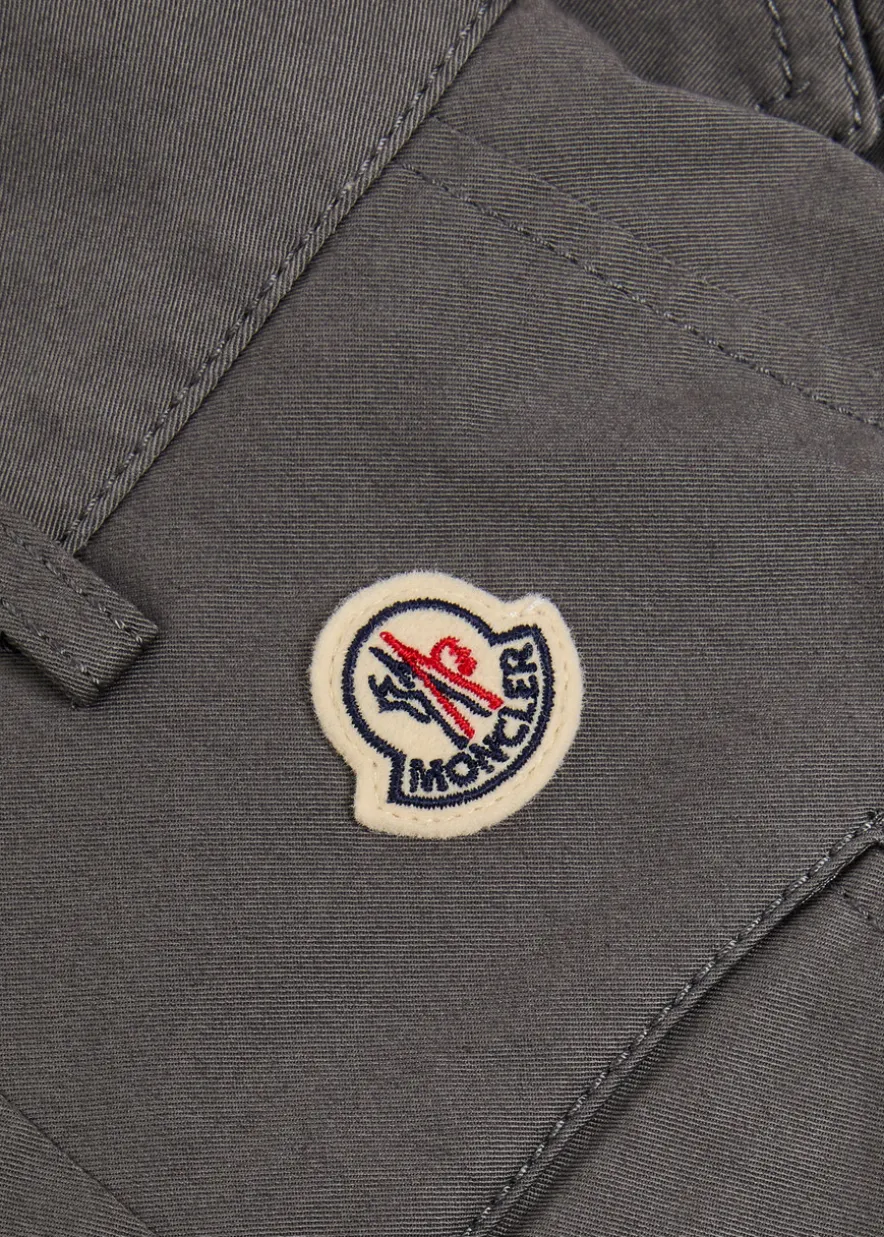 Stretch-cotton cargo trousers
