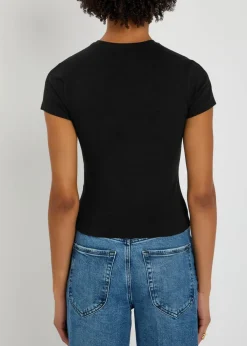 Stretch-cotton T-shirt