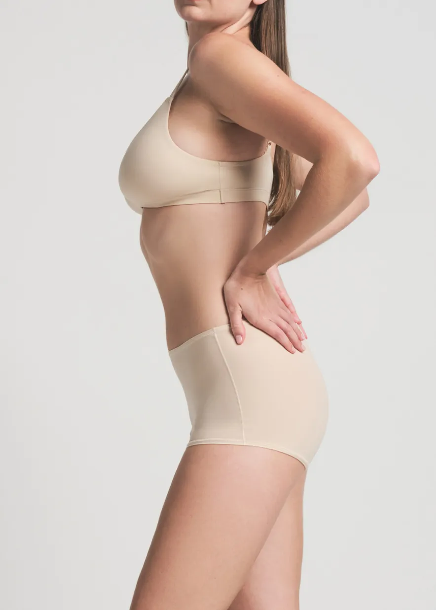 Stretch-jersey boy shorts