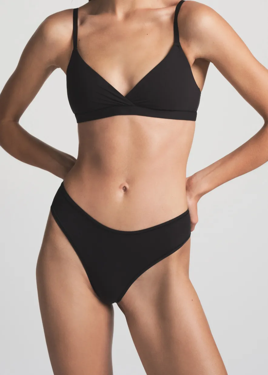 Stretch-jersey cheeky briefs