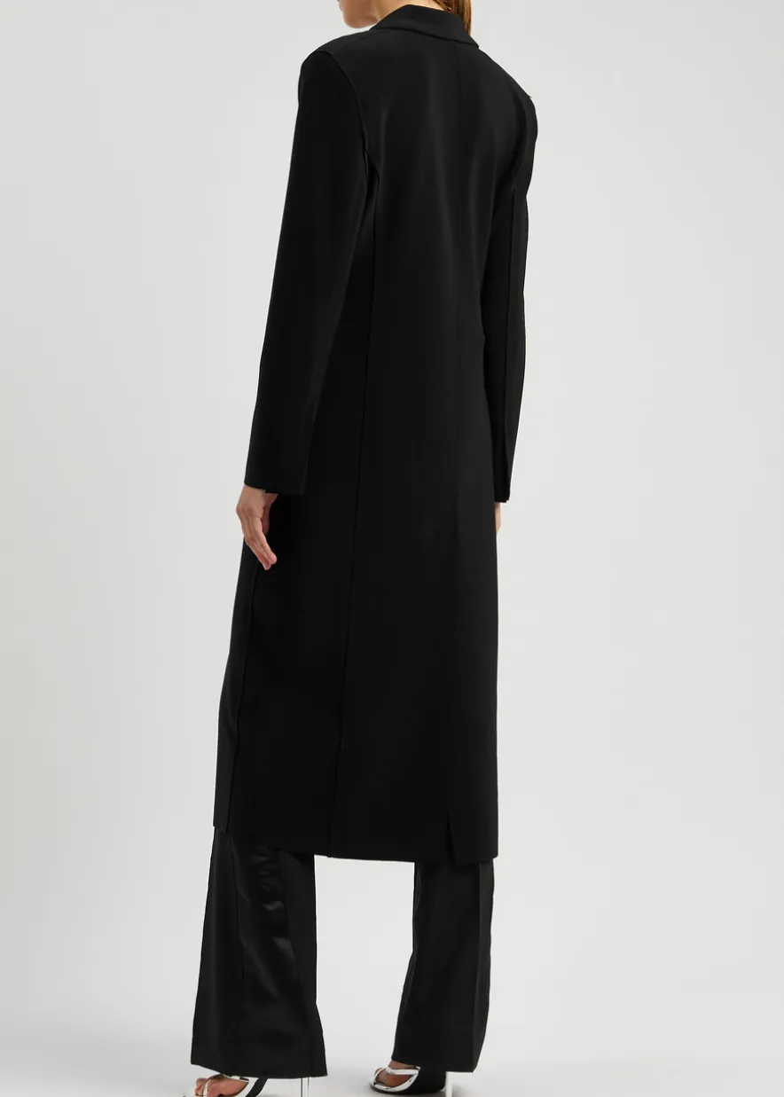 Stretch-jersey coat