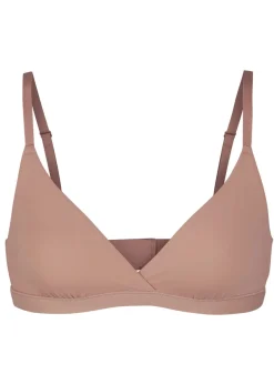 Stretch-jersey crossover bralette