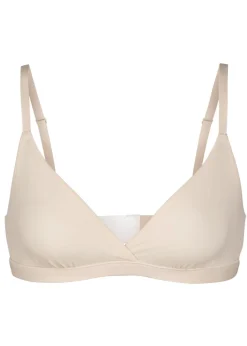 Stretch-jersey crossover bralette