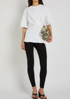 Stretch-jersey leggings