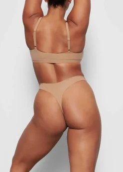 Stretch-jersey scoop bralette