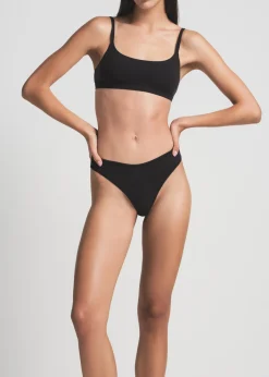 Stretch-jersey scoop bralette