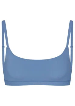 Stretch-jersey scoop bralette