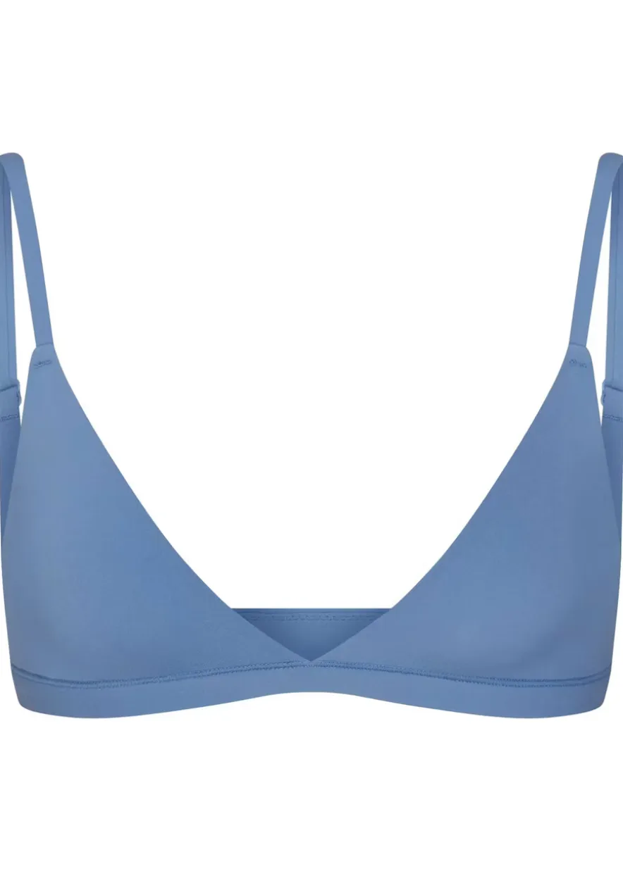 Stretch-jersey triangle bralette
