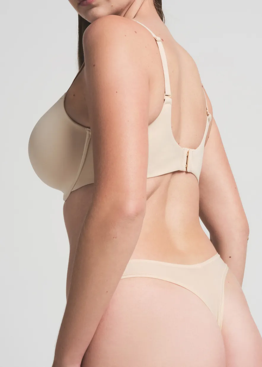 Stretch-jersey T-shirt bra