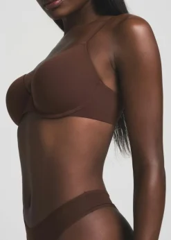 Stretch-jersey T-shirt bra