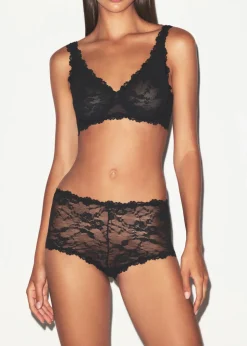 Stretch-lace boy short