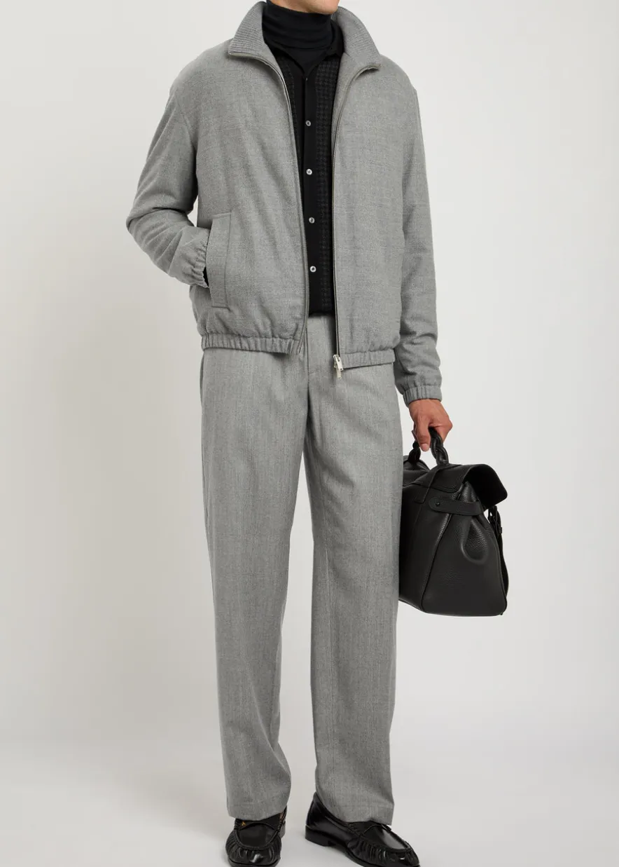 Stretch-wool jacket