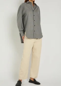 Stretch-wool shirt