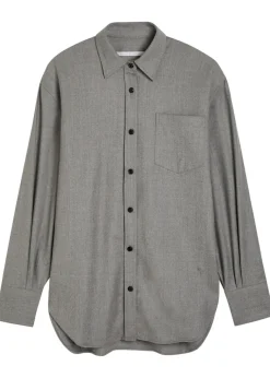 Stretch-wool shirt