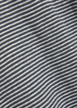 Striped cotton and linen-blend T-shirt