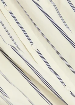 Striped cotton-poplin shirt